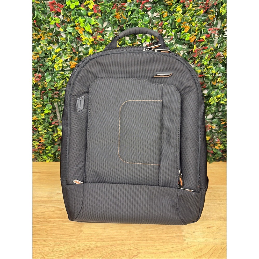 Briggs And Riley VERB VERB GLIDE Backpack Laptop Travelware VB414-4 Black Orange
